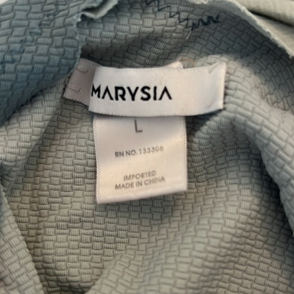 Marysia two tone canyon point scalloped swimsuit - Picture 5 of 8